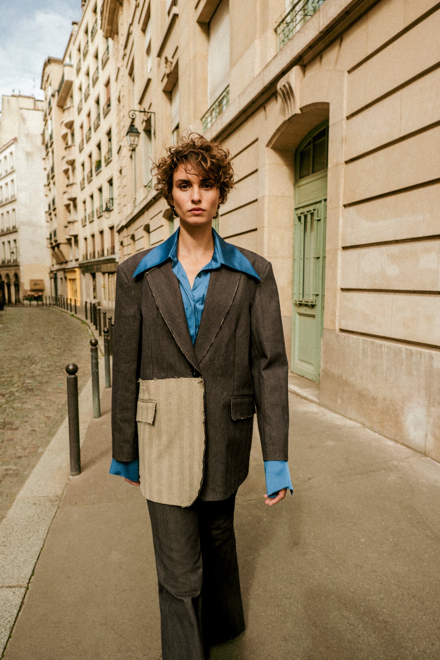 Oversized boyfriend jacket