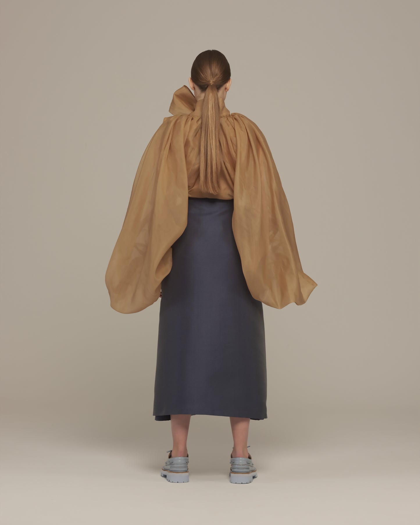 King crab organdie blouse