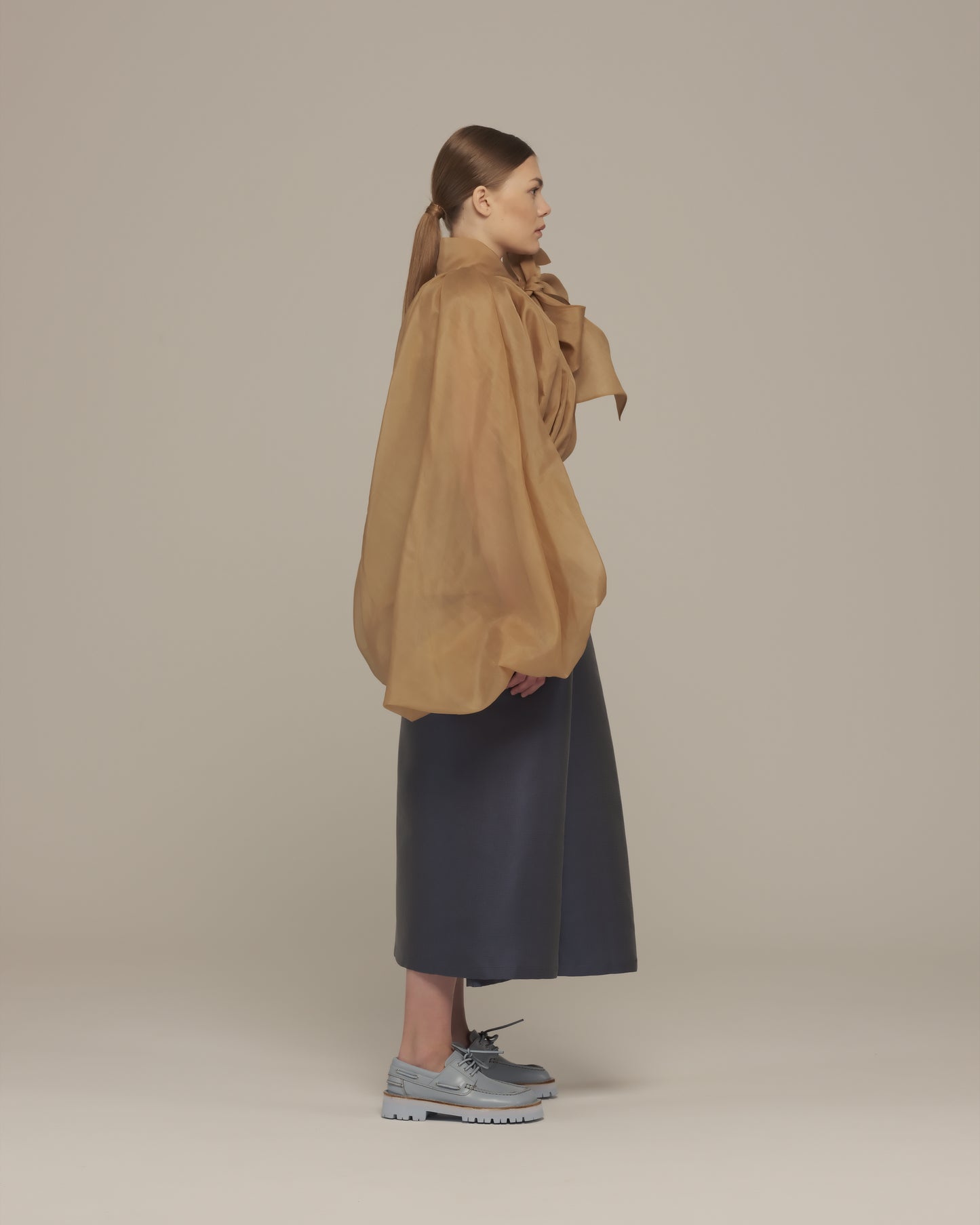 King crab organdie blouse