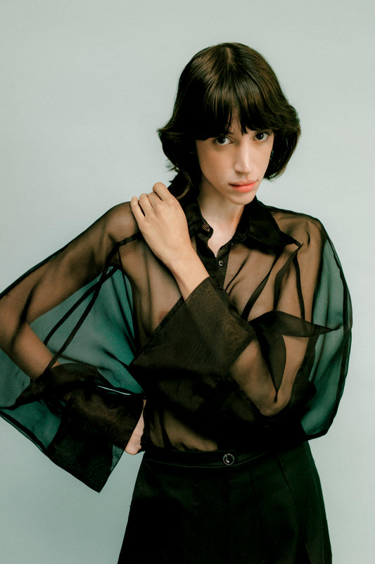 Pointy sleeve shirt