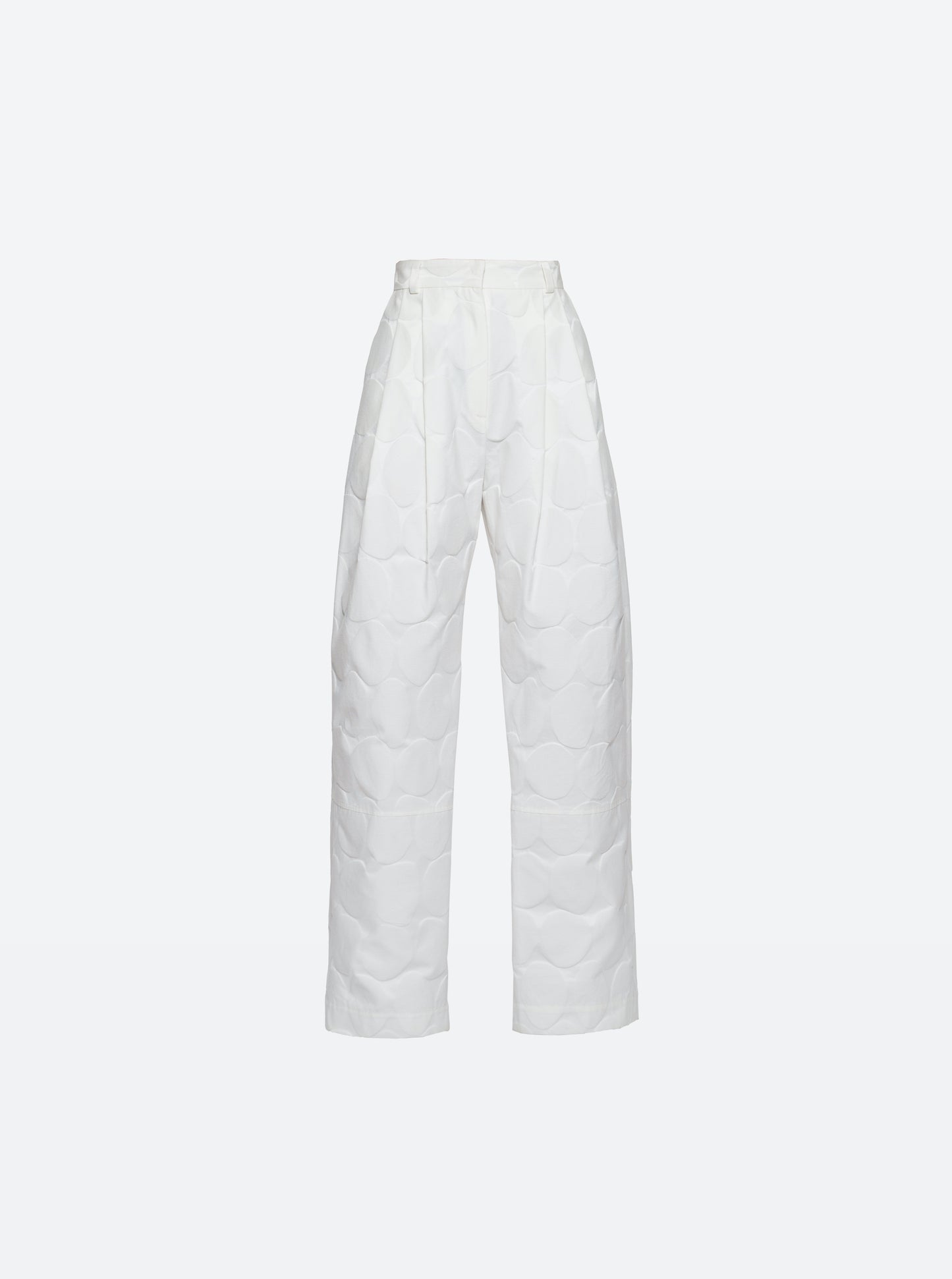 Pleated pegged pants